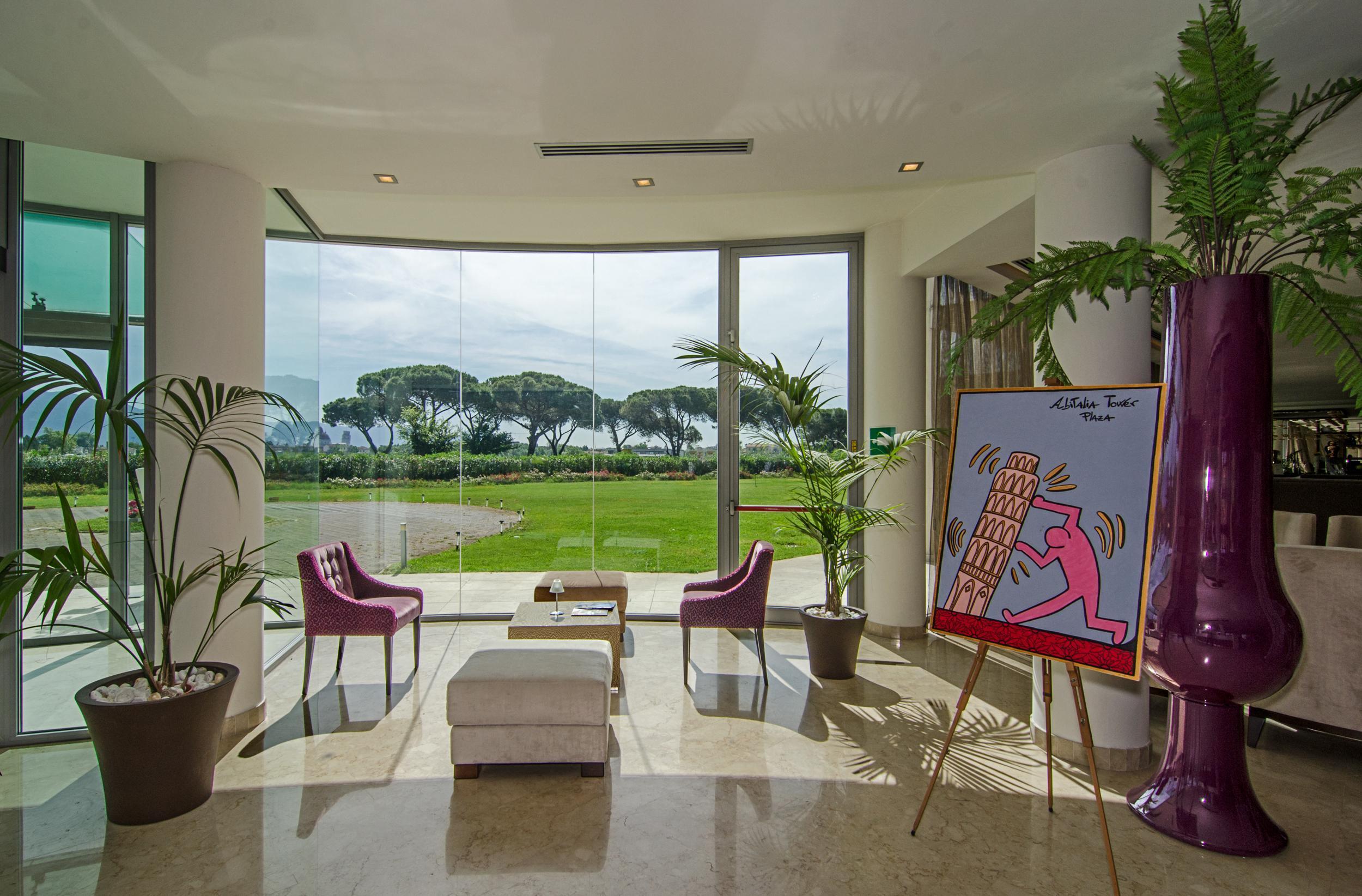 ホテル Pisa Tower Plaza エクステリア 写真 The lobby of the hotel